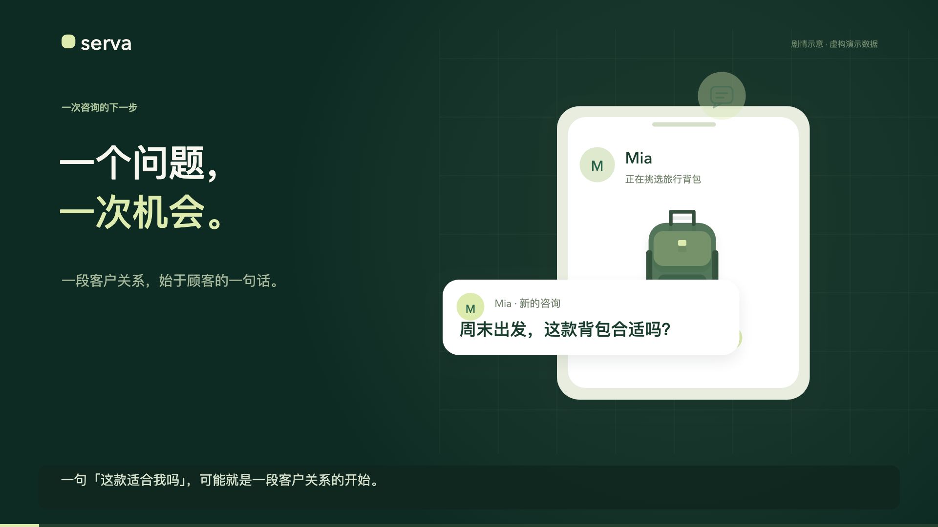 Serva 客户旅程演示